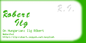 robert ilg business card